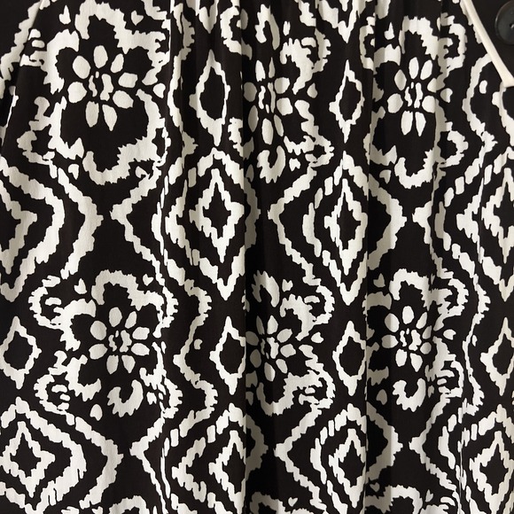 En Focus Casual Brown and White Dress Women's Size 8P - Picture 3 of 6